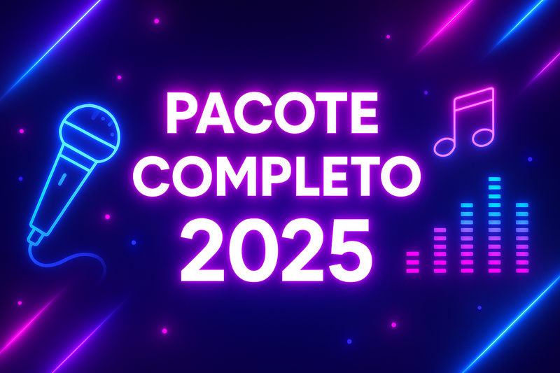 Pacote com Todas Atualizações 2025 ( 130 Músicas )